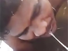 South Indian Randi shows her round boobs and pussy licking by boyfriend