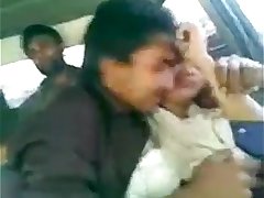 Indian Boy kissing Girlfriend in car    xxxbd25.sextgem.com