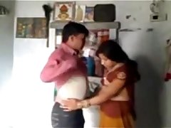 Indian Wife and Husband in Romantic Mood