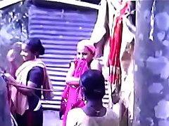 South Indian Mallu Taking Bath Outside Video part-6