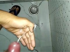 My Cum Shots In Bathroom !!!