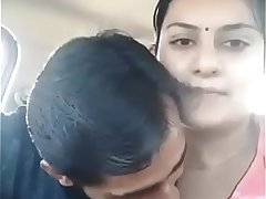 Hot girl kissing lover