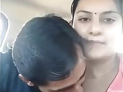 Hot girl kissing lover