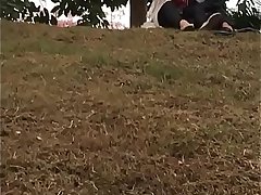 Indian lover kissing in park part 4