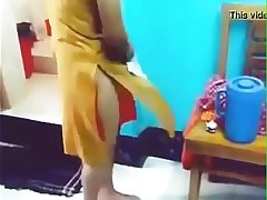 indian girl removing dress in front of her bf with hindi audio