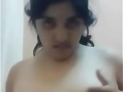 indian desi unmarried girl showing boobs and hairy pussy in bathroom for her boyfriend