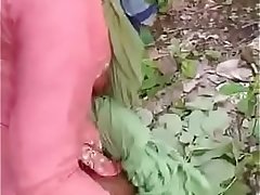 Indian 2 male and 1 female doings sex in forest